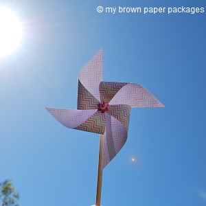 DIY Paper Pinwheel