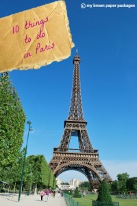 10 things to do in Paris