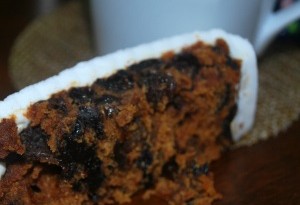 Slice Christmas Cake