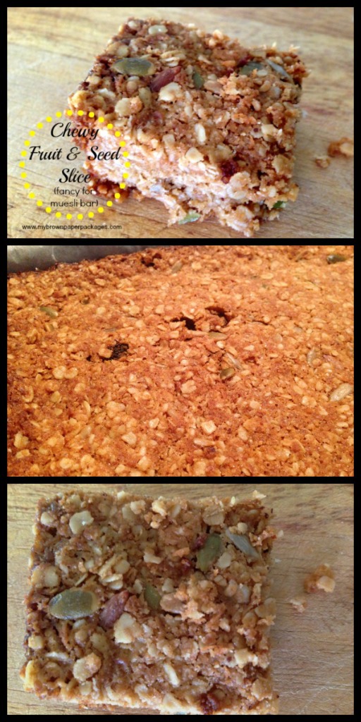Fruit & Seed Muesli Bar Slice