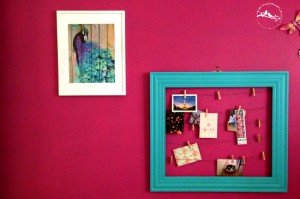 Peacock & Photos on Twine