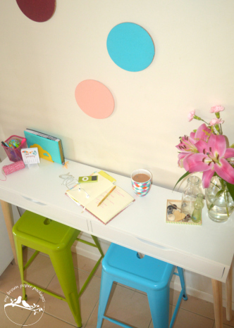 IKEA Hack Console Corkboards