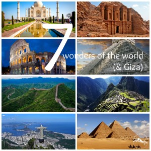 7 wonders wanderlust