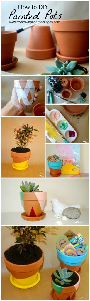 DIY Painted Pots Pinterest