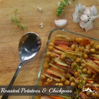 Roasted Potatoes and Chickpeas