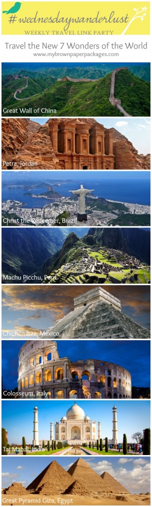 travel wanderlust new 7 wonders of world